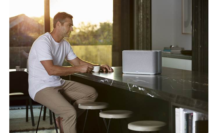 Denon Home 350 Wireless powered speaker with HEOS Built-in, Bluetooth, Amazon Alexa, and Apple AirPlay 2 (White) - DENONHOME350WT - Image 4