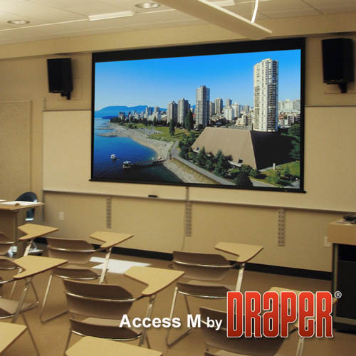 Draper 197011 Access/Series M 180 diag. (108x144) - AV Format - Matt White XT1000E 1.0 Gain - Image 3