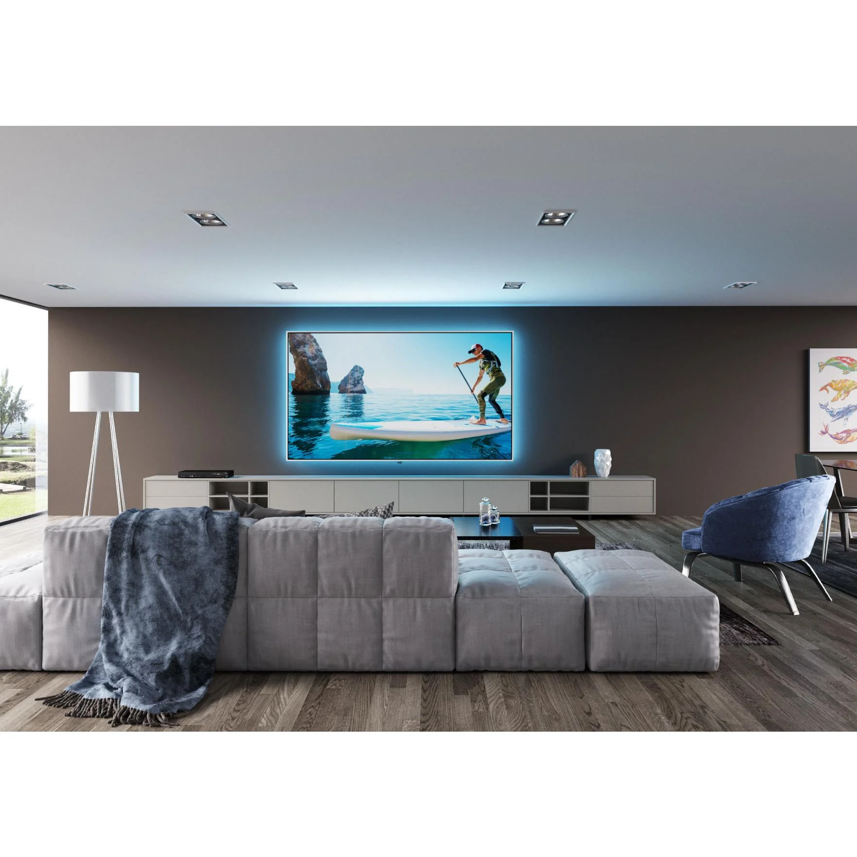 Screen Innovations Zero Edge - 110" (43x101) - 2.35:1 - Black Diamond 1.4 - ZS110BD14 - Image 4
